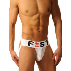 Fist logo Jock - white